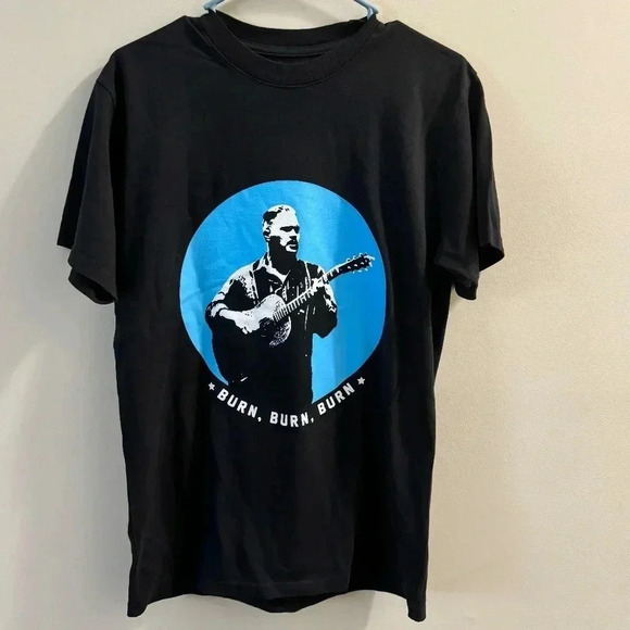 Zach Bryan Shirt Burn Burn Burn Tour Official Merch Tee - Picture 1 of 5